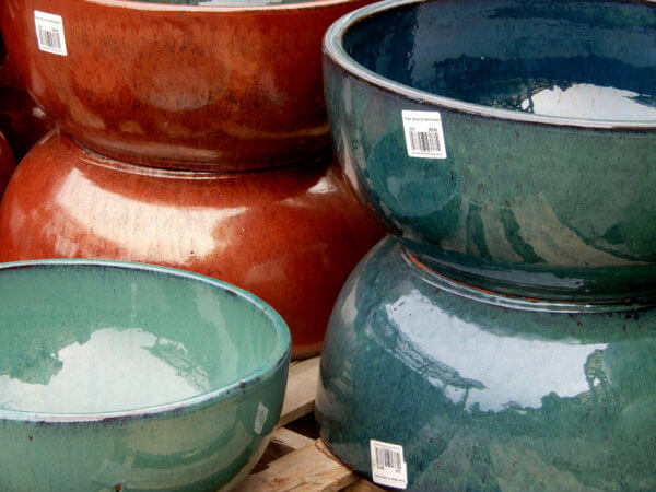 ceramic pots - Photo by Helen Krayenhoff