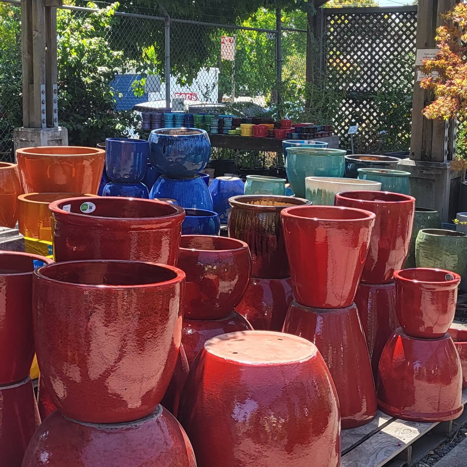 glazed pottery