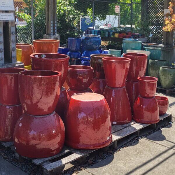 glazed pottery